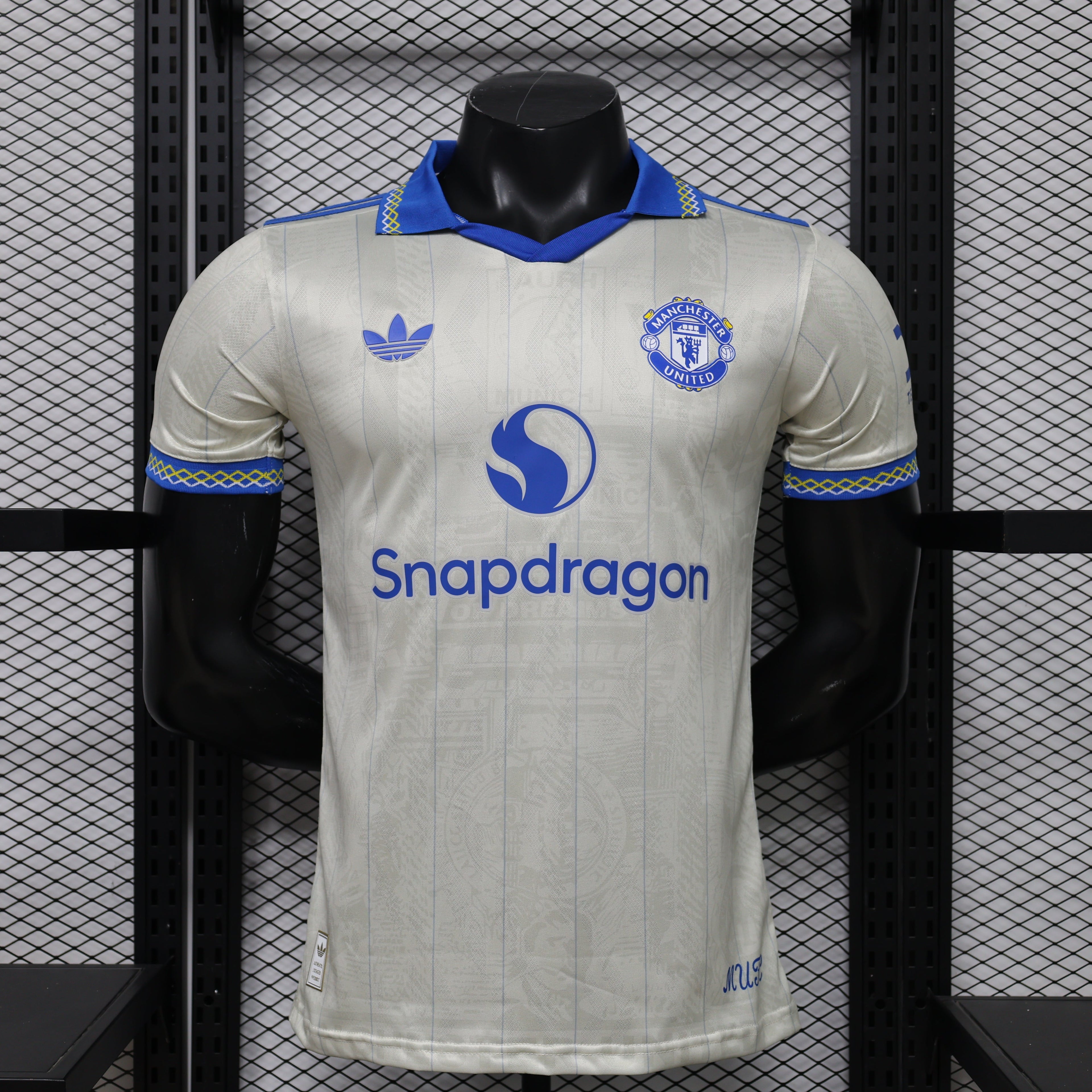Manchester United Royal Ivory Limited Jersey