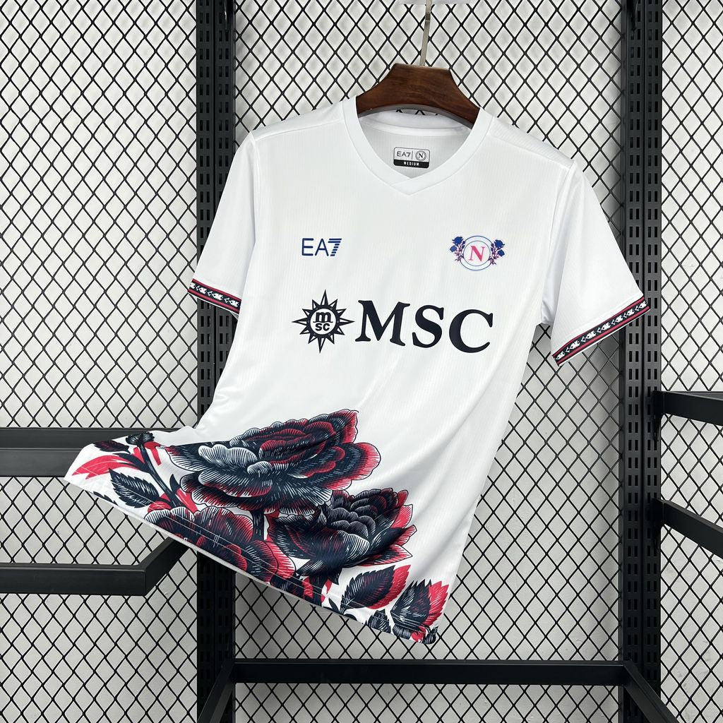 Napoli Bianco Fiorito Limited Jersey