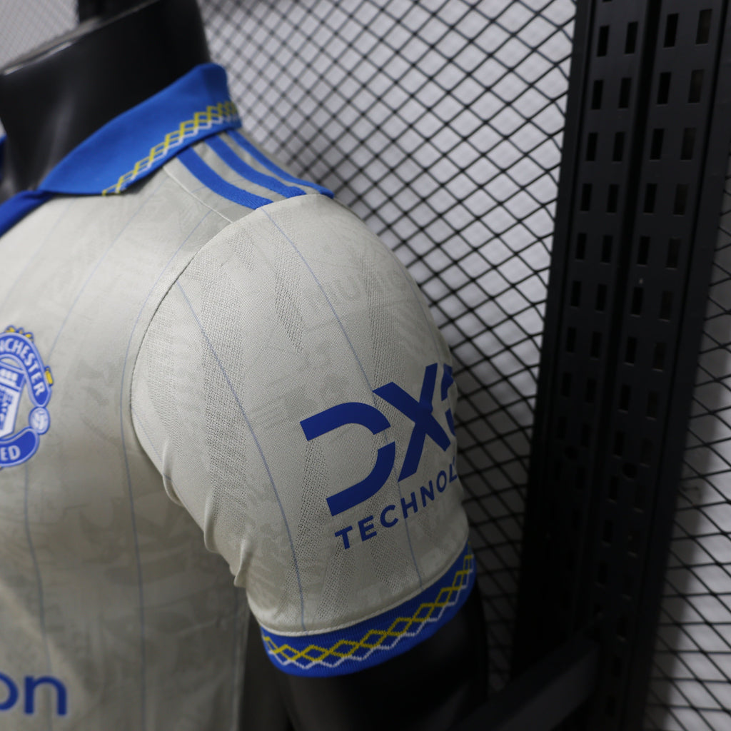 Manchester United Royal Ivory Limited Jersey