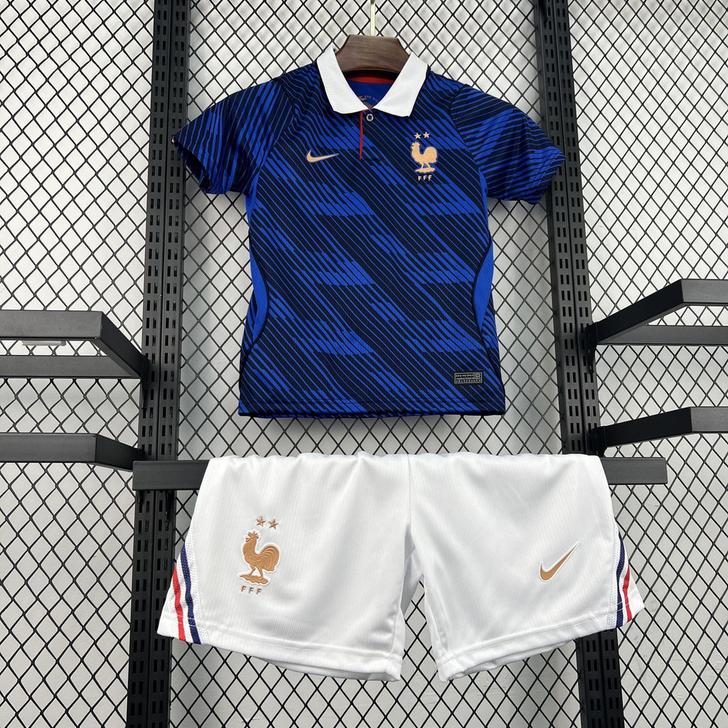 2026 France Home World Cup Kit Kids Size