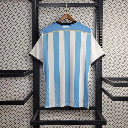 2014 Retro Argentina Home Jersey