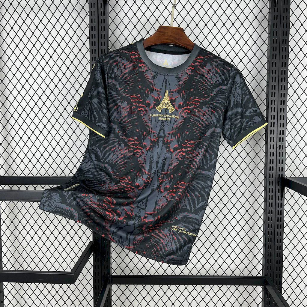 PSG CAMPEONES DE EUROPA Black Limited Jersey
