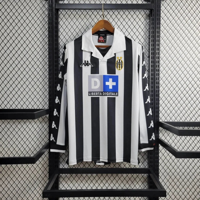 1999-2000 Retro Juventus Home Jersey  Long Sleeve