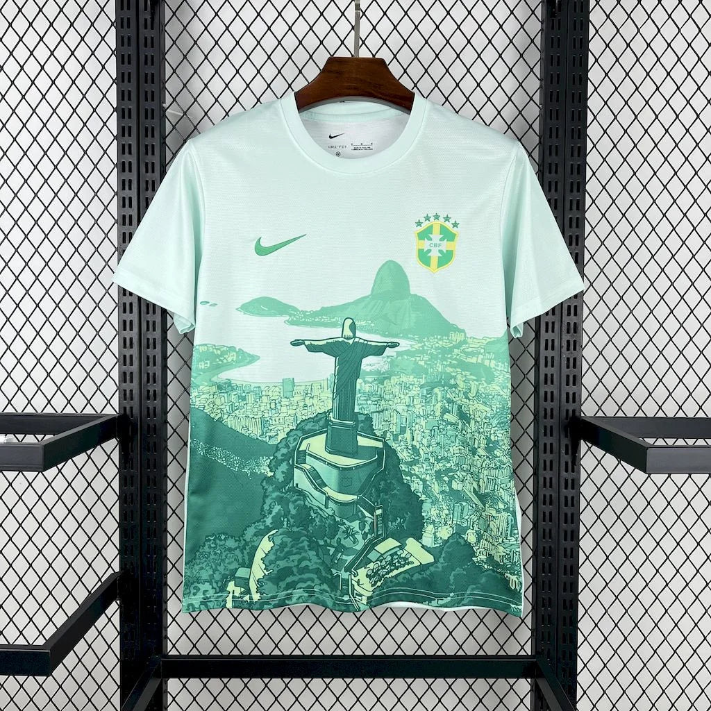 Brazil The Redeemer Green Limited Jersey