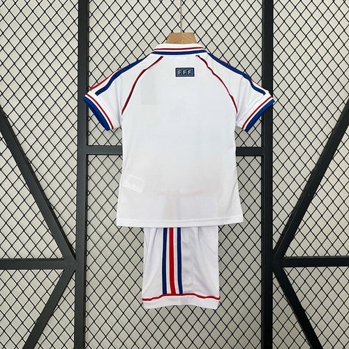 1998 Retro France Away Kit Kids Size