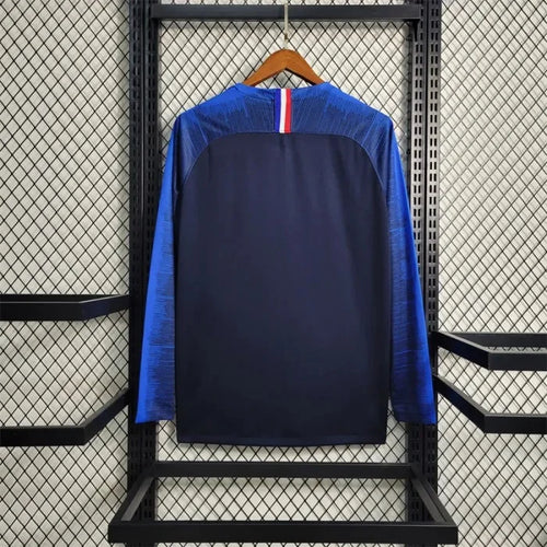 2018 Retro FIFA World Cup France Home Long Sleeve