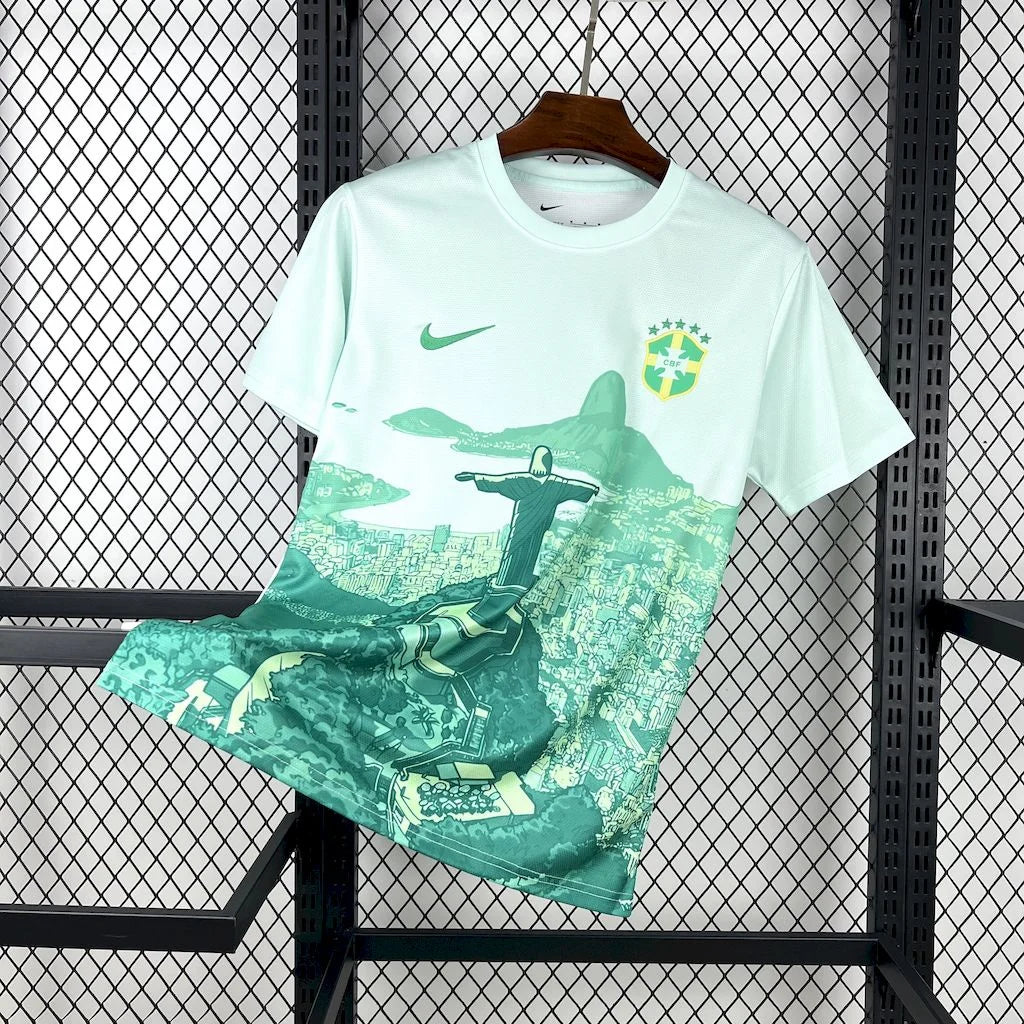 Brazil The Redeemer Green Limited Jersey