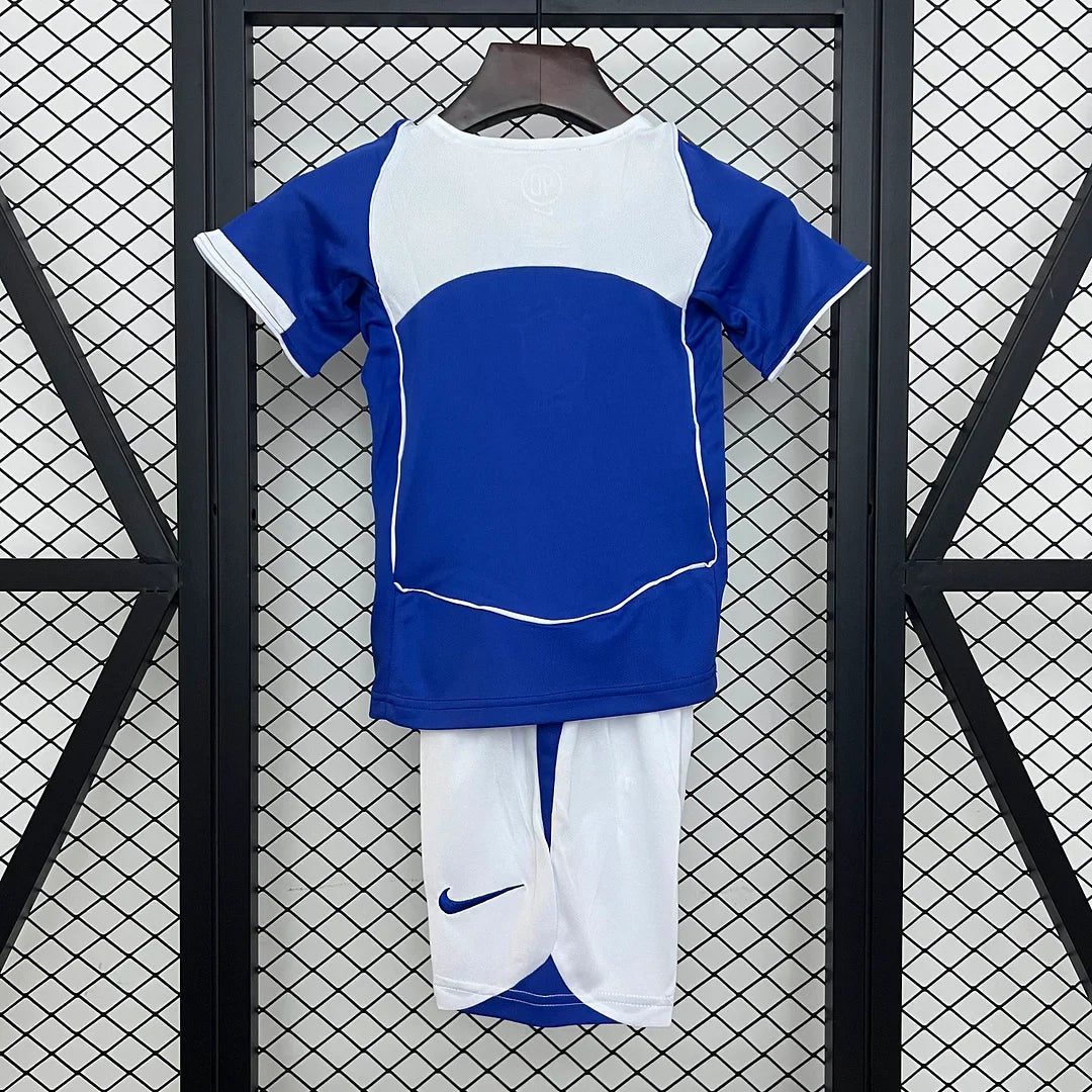 2004 Retro Brazil Away Kit Kids Size