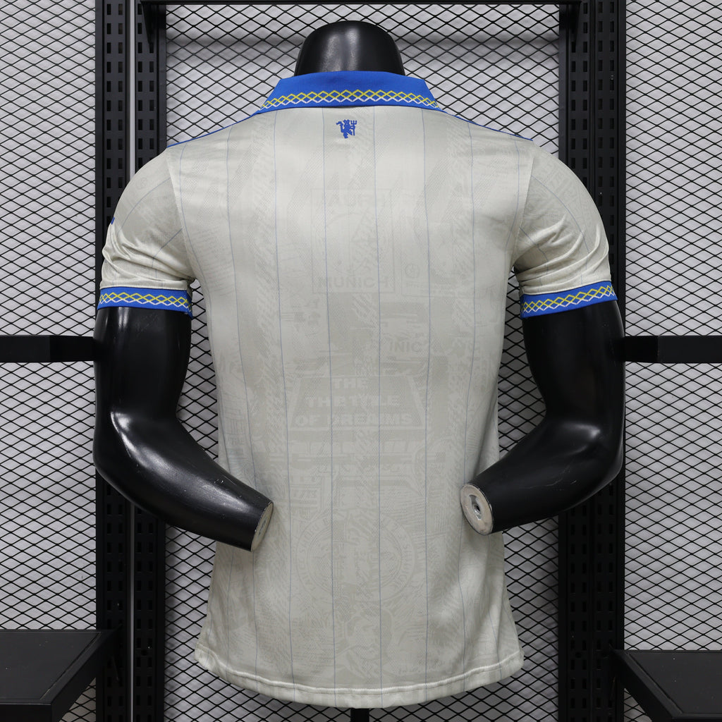 Manchester United Royal Ivory Limited Jersey