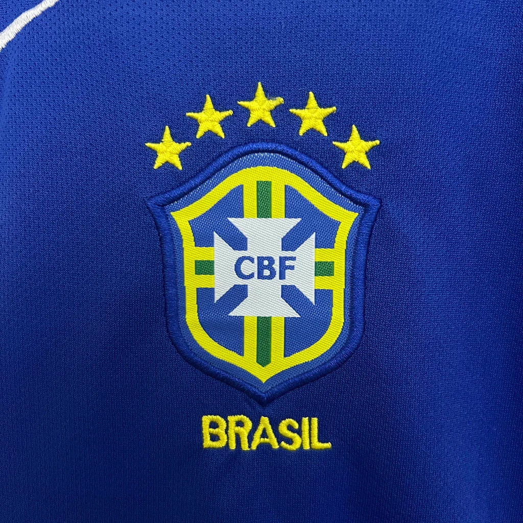2004 Retro Brazil Away Kit Kids Size