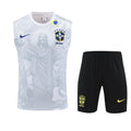 Brazil Jesus White Tank Top Set
